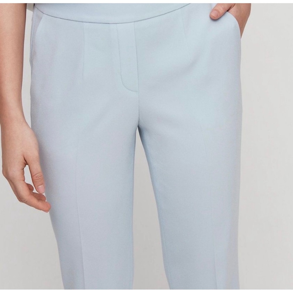 Aritzia Babaton Conan Cream Baby Blue Slack Preppy Cottagecore Coquette 0